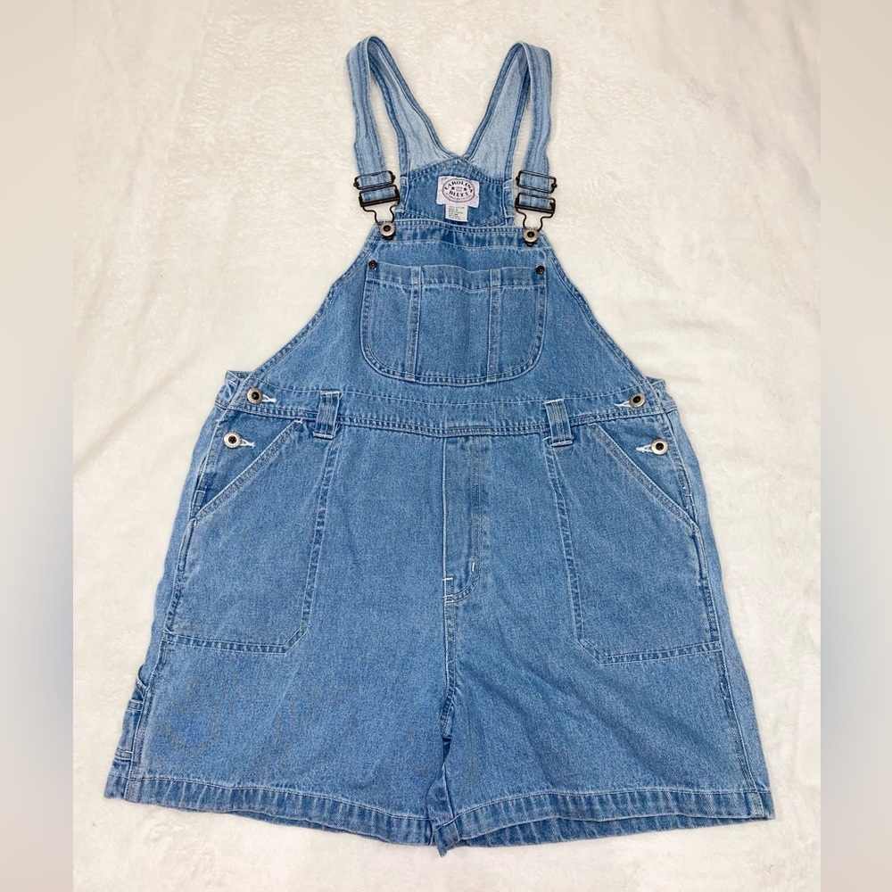 CAROLINA BLUES by CAROLINA COLOURS denim overall shorts